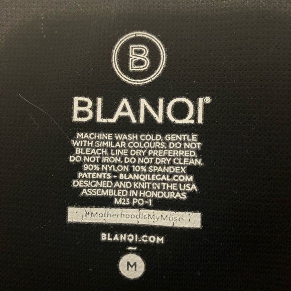 BLANQI® Everyday™ Hipster Support Leggings - Black / Medium - Picture 5 of 8